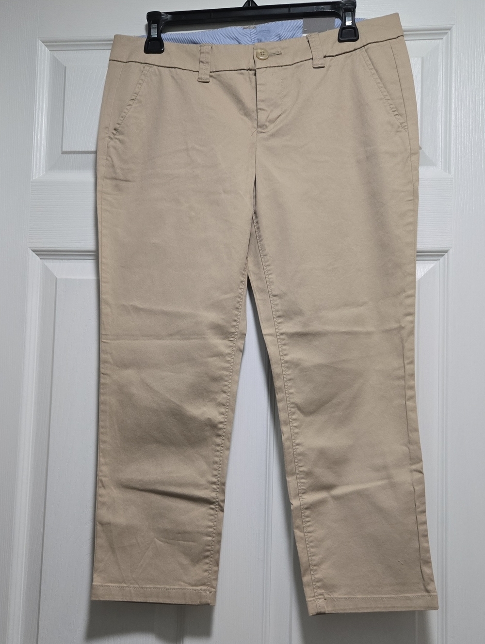 Jcp Petite Beige Khaki Chino Croped Pants 6P